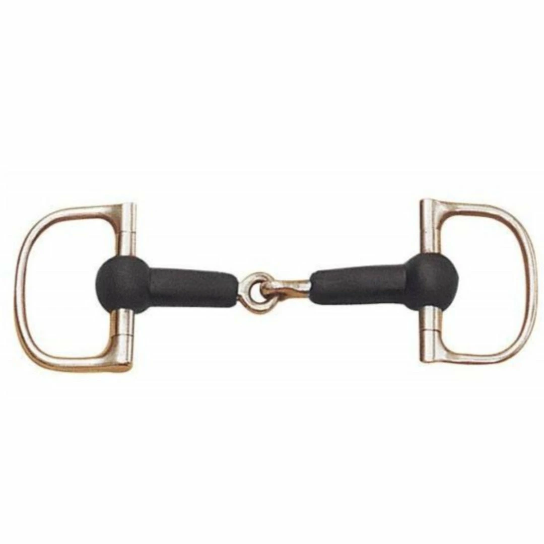 Flash Sale 🔥 English Riding Supply Centaur Rubber Jointed Mouth Barrel Dee Bit Horse Bits 😉 3 English Riding Supply Centaur Rubber Jointed Mouth Barrel Dee Bit Horse Bits