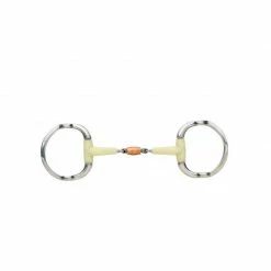 English Riding Supply Happy Mouth Contour Copper Roller Eggbutt Gag Horse Bits