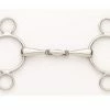 English Riding Supply Ovation Elite Solid Stainless Steel 2-Ring Gag Horse Bits