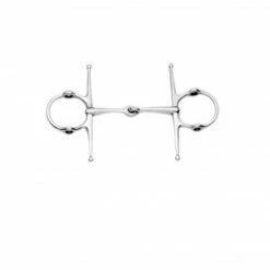 Weatherbeeta Horse Bits Korsteel Stainless Steel Jointed Full Cheek Gag Bit
