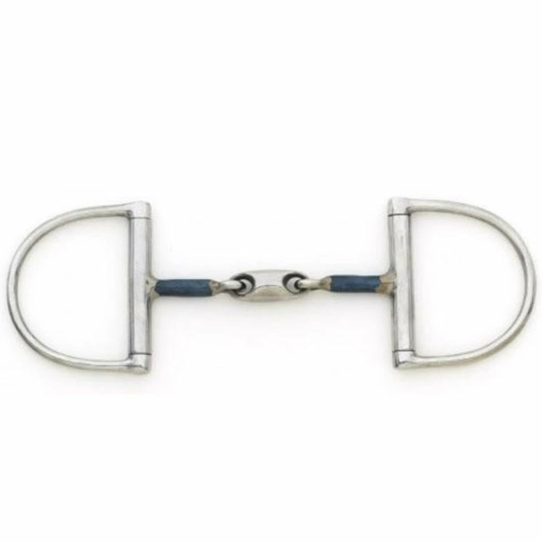 Hot Sale 🔥 English Riding Supply Centaur Blue Steel Oval Peanut Mouth King Dee Bit Horse Bits 🥰 3 English Riding Supply Centaur Blue Steel Oval Peanut Mouth King Dee Bit Horse Bits