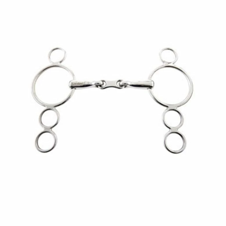 Best Pirce 😉 Weatherbeeta Korsteel Stainless Steel French Link 3 Ring Dutch Gag Bit Horse Bits 🥰 3 Weatherbeeta Korsteel Stainless Steel French Link 3 Ring Dutch Gag Bit Horse Bits