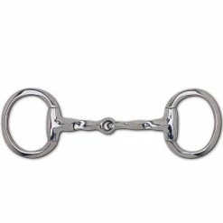 Toklat Originals Horse Bits Toklat 19mm Stainless Steel Slow Twist Snaffle Eggbutt Bit