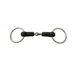 Weatherbeeta Horse Bits Korsteel Hard Rubber Jointed Loose Ring Snaffle Bit