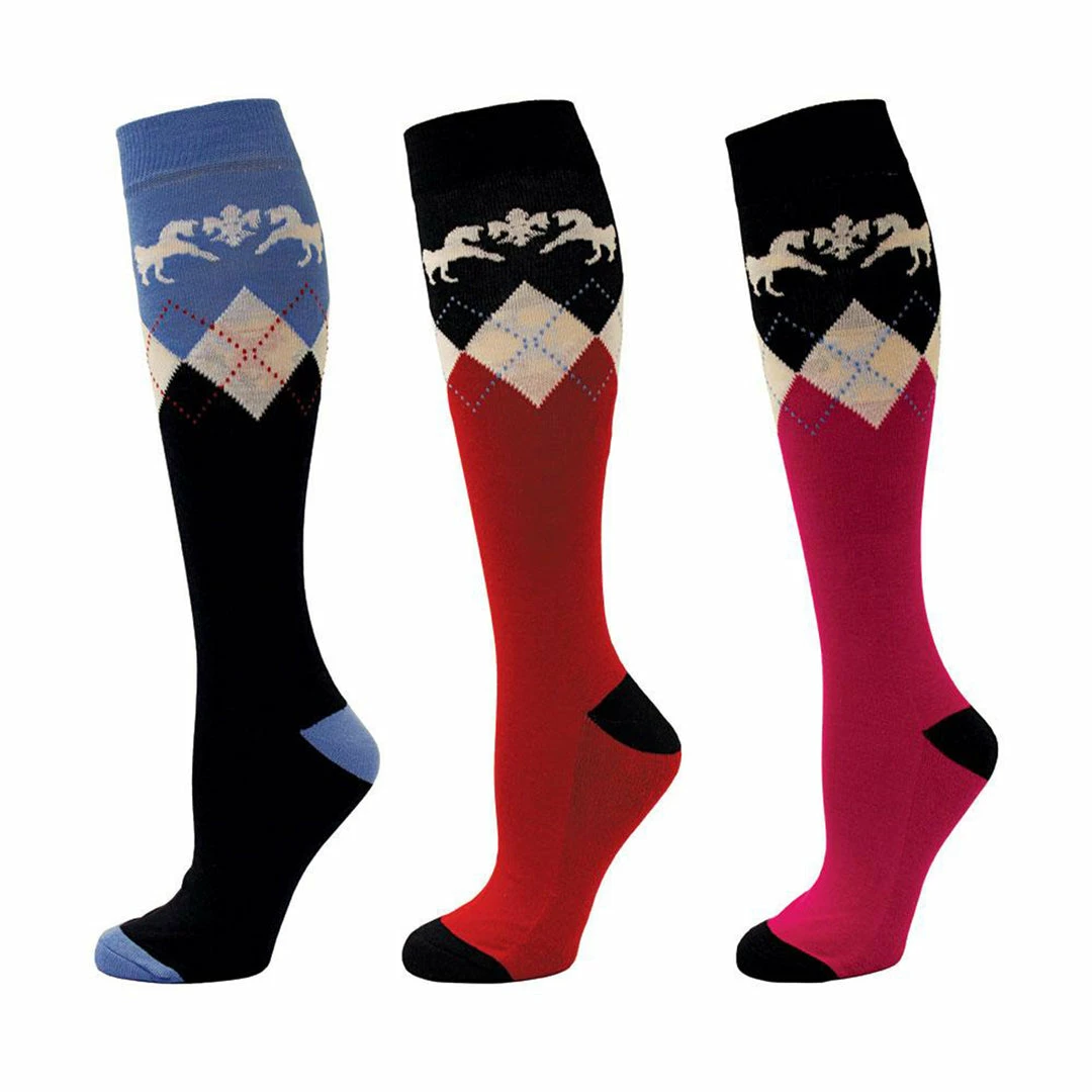 Coupon ⌛ JPC Equestrian JPC Equine Couture Ladies Hadley Knee Hi 🧦 Socks 🔔 3 JPC Equestrian JPC Equine Couture Ladies Hadley Knee Hi Socks