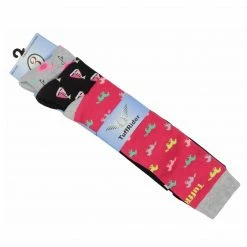 Cheapest 🎁 JPC Equestrian TuffRider Ladies Flamingo/Boat/Horse Knee Hi 🧦 Socks 🔥 11 JPC Equestrian TuffRider Ladies Flamingo/Boat/Horse Knee Hi Socks