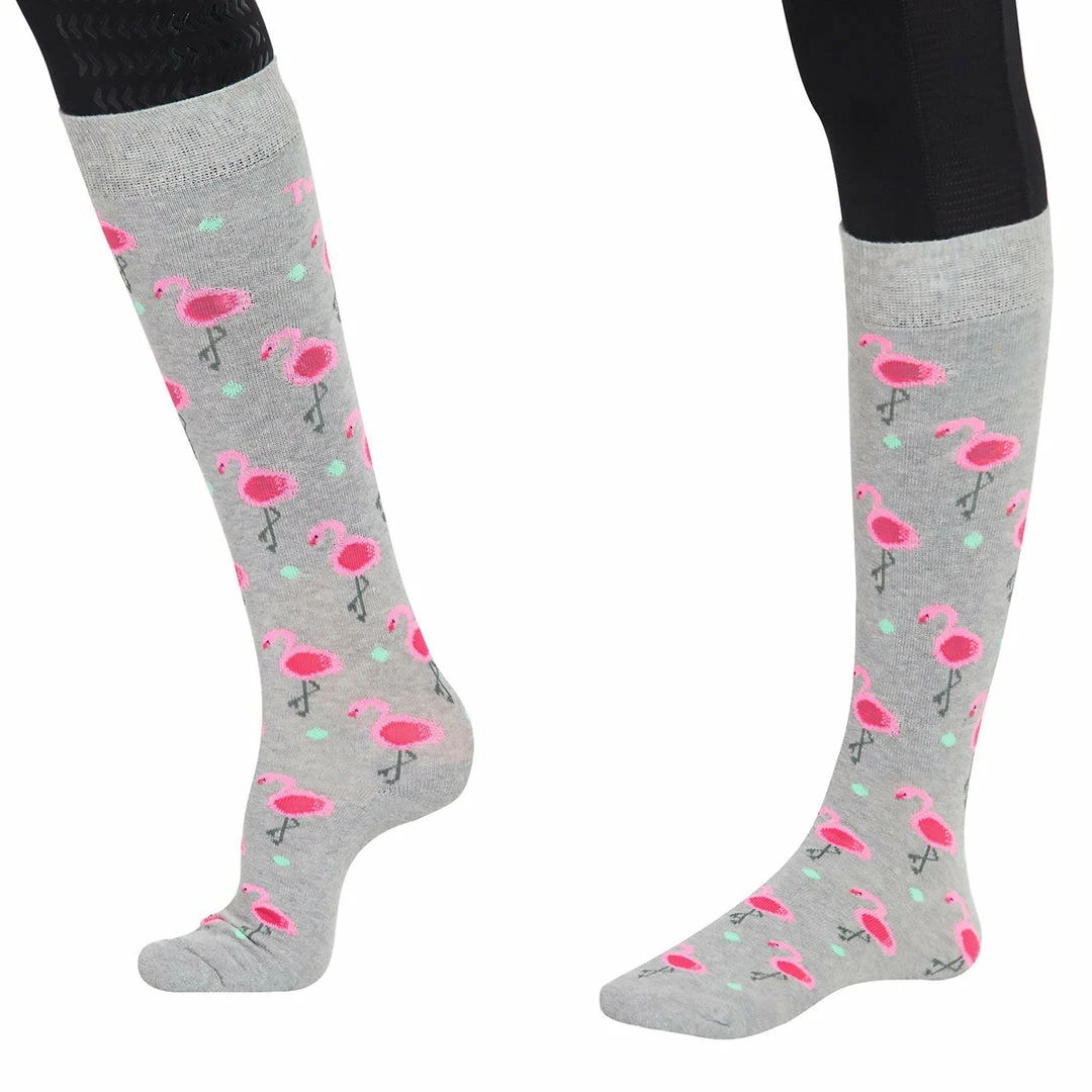 Cheapest 🎁 JPC Equestrian TuffRider Ladies Flamingo/Boat/Horse Knee Hi 🧦 Socks 🔥 5 JPC Equestrian TuffRider Ladies Flamingo/Boat/Horse Knee Hi Socks