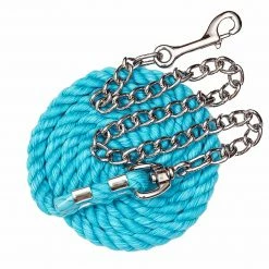 Perri's Leather Perri's Cotton Lead With Chain Halters & Leads