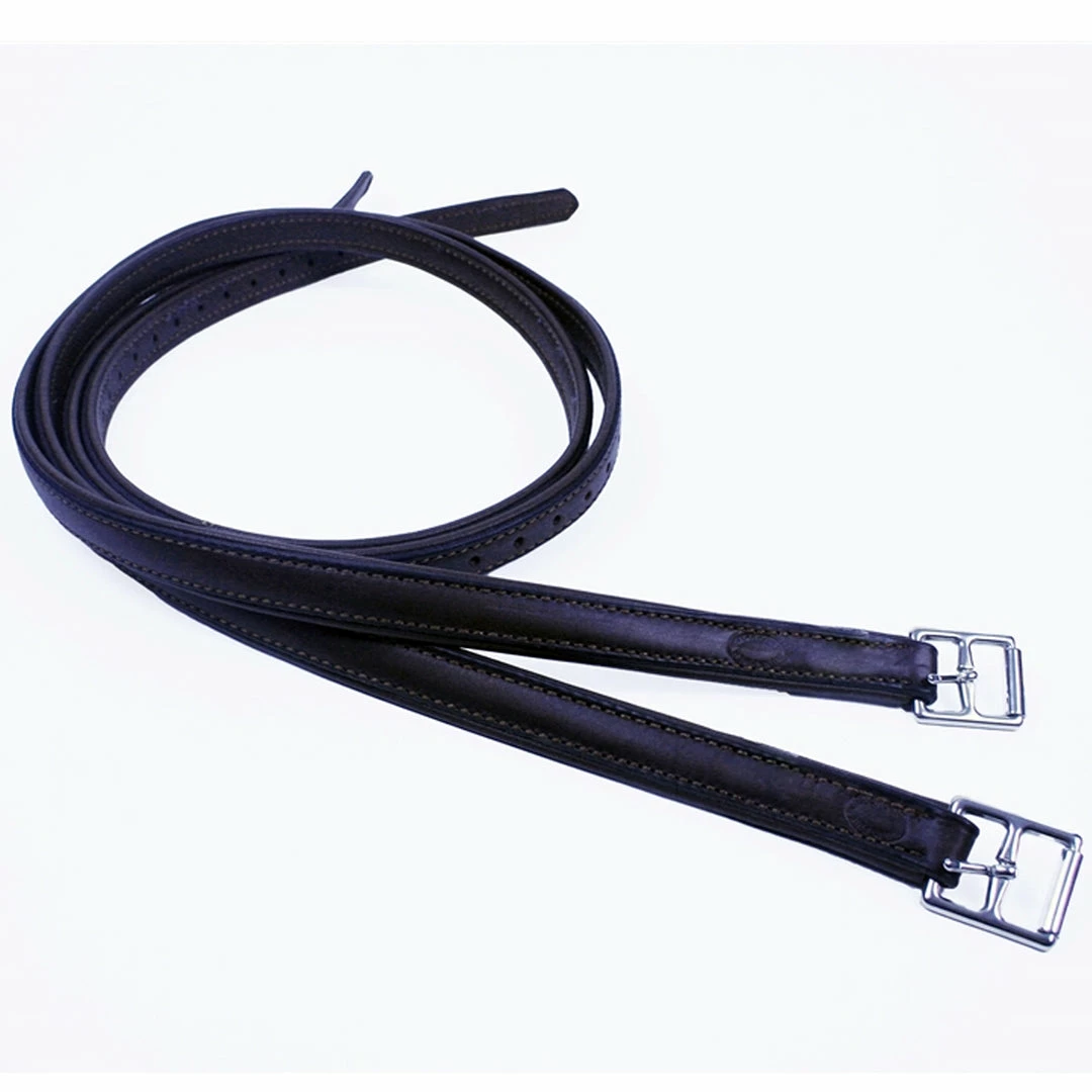 Deals 💯 Nunn Finer Padded Nylon Centered Stirrup Leathers ❤️ 3 Nunn Finer Padded Nylon Centered Stirrup Leathers