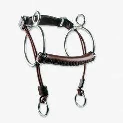 Equine Industries Horse Bits Trust Leather Curb Gag Bit