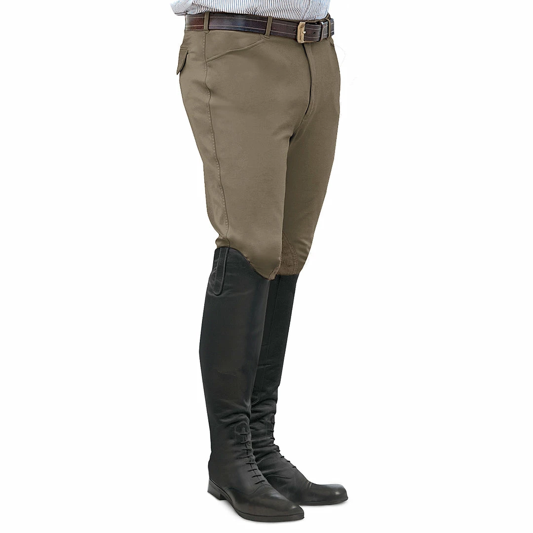 Brand new 😀 English Riding Supply Ovation EuroWeave Front Zip 4-Pocket Knee Patch Men's Breeches 🤩 6 English Riding Supply Ovation EuroWeave Front Zip 4-Pocket Knee Patch Men's Breeches
