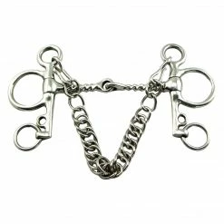 Intrepid Coronet Jointed Corkscrew Pelham Bit Horse Bits