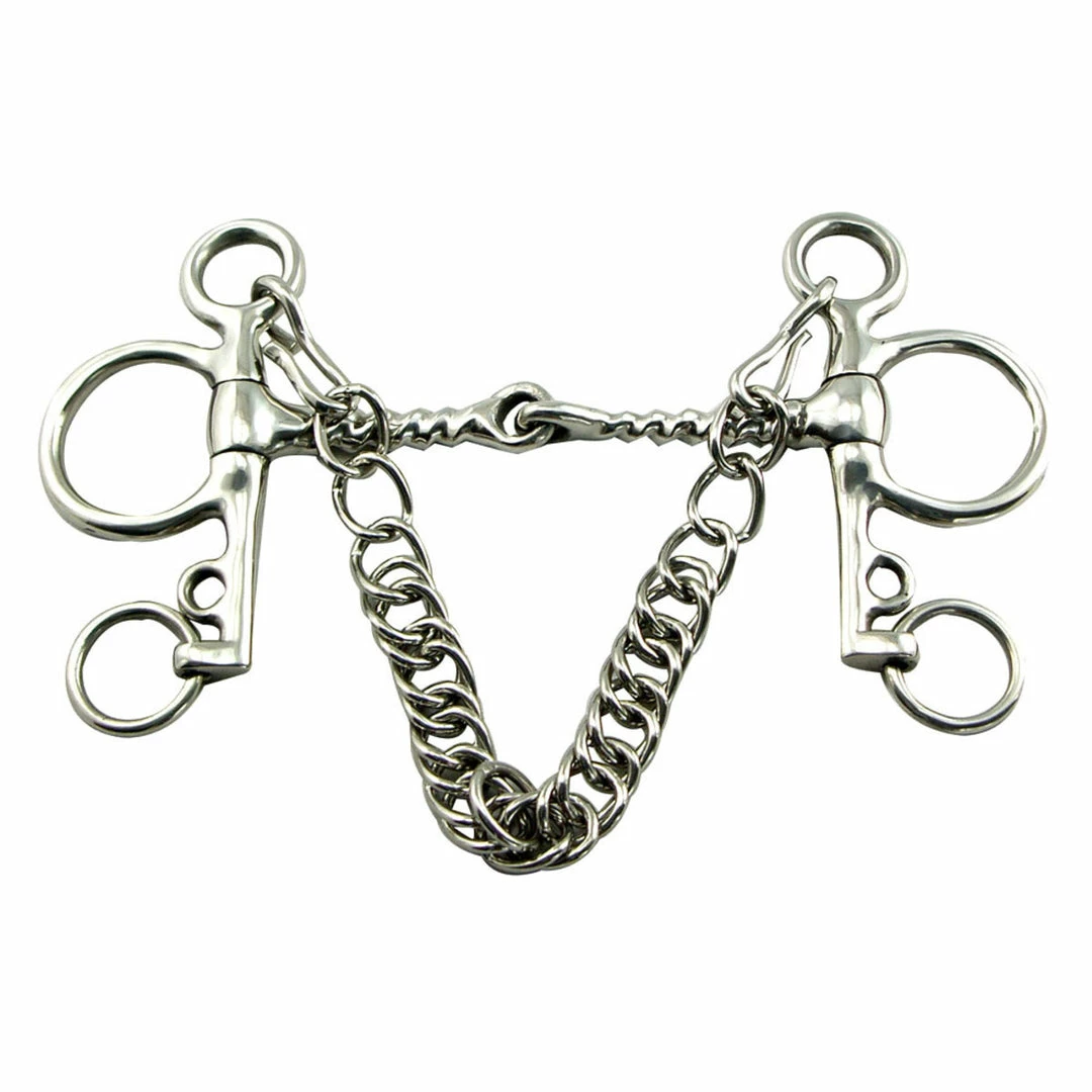 Outlet 👏 Intrepid Coronet Jointed Corkscrew Pelham Bit Horse Bits 💯 3 Intrepid Coronet Jointed Corkscrew Pelham Bit Horse Bits