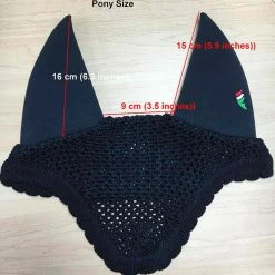 New 🤩 Horse Training Equipment Equiline Soundless Ear Net 💯 18 Horse Training Equipment Equiline Soundless Ear Net