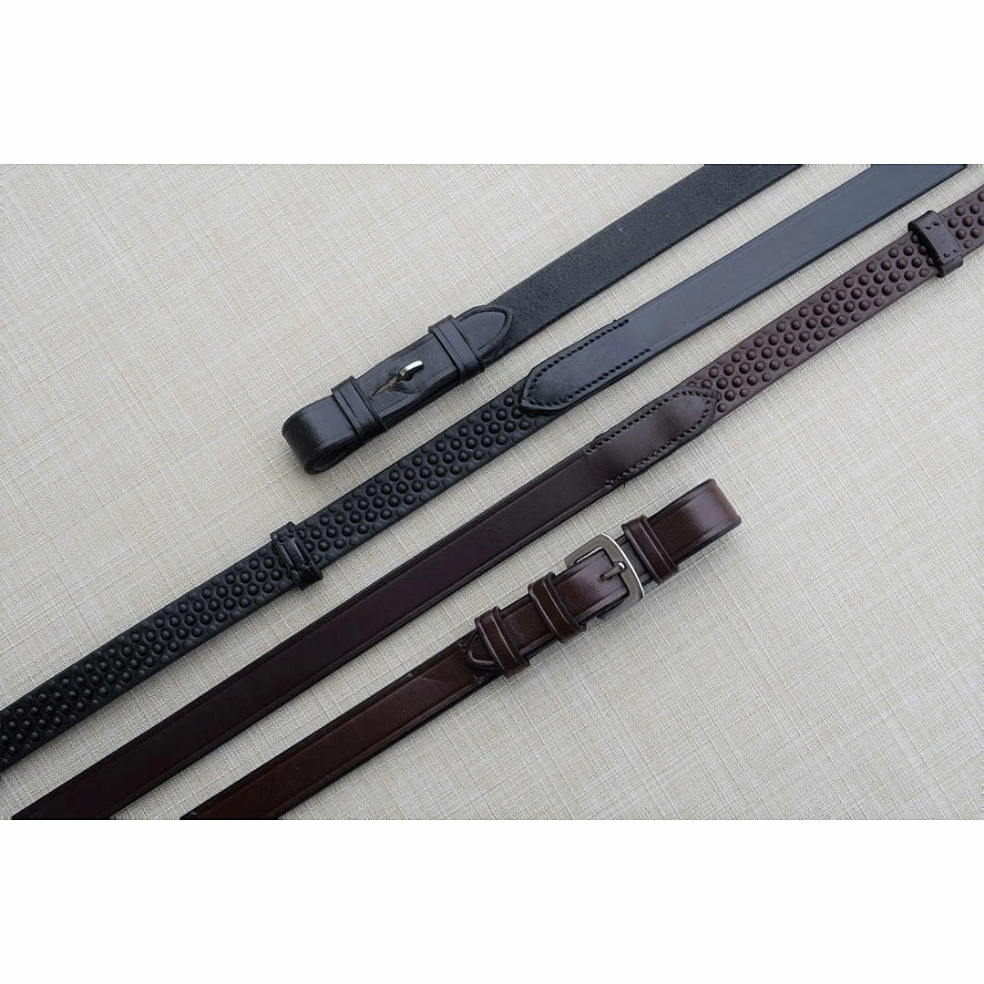 Buy 😉 Black Oak By KL Select Pebble Grip Reins With Stops 🤩 3 Black Oak By KL Select Pebble Grip Reins With Stops