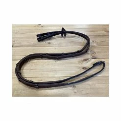 French Equestrian Jump'in Rubber Reins With Stops - Week Collection