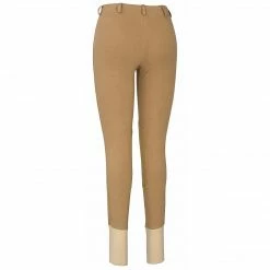 Wholesale 👏 JPC Equestrian TuffRider Ladies Cotton Lowrise Pull-On Knee Patch Breeches 😍 13 JPC Equestrian TuffRider Ladies Cotton Lowrise Pull-On Knee Patch Breeches