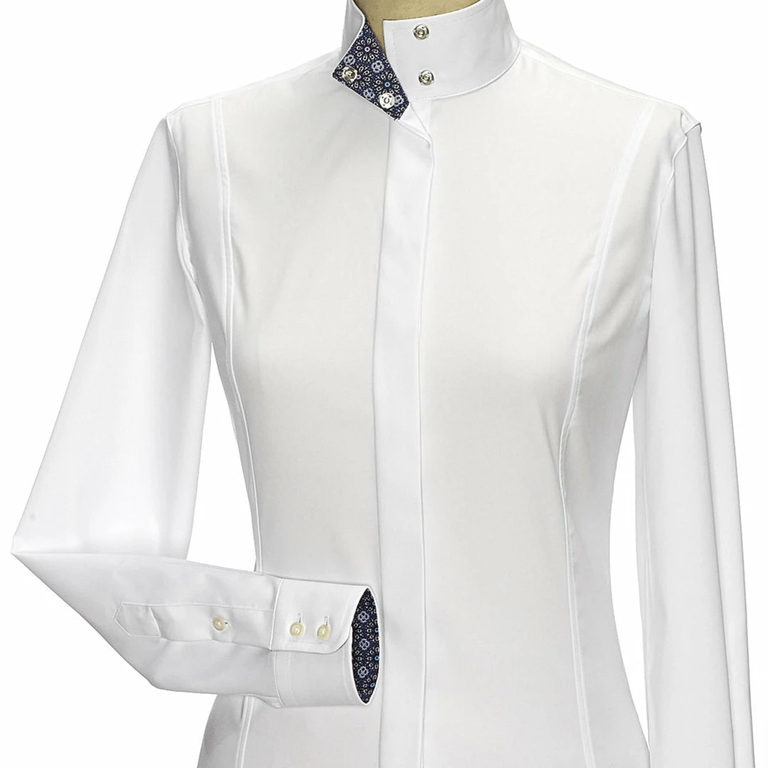 Top 10 💯 Essex Classics Ladies "Princess Flora" Fitted Style Straight Collar Long Sleeve Show 👚 Shirt Show 👚 Shirts 🔥 3 Essex Classics Ladies "Princess Flora" Fitted Style Straight Collar Long Sleeve Show Shirt Show Shirts