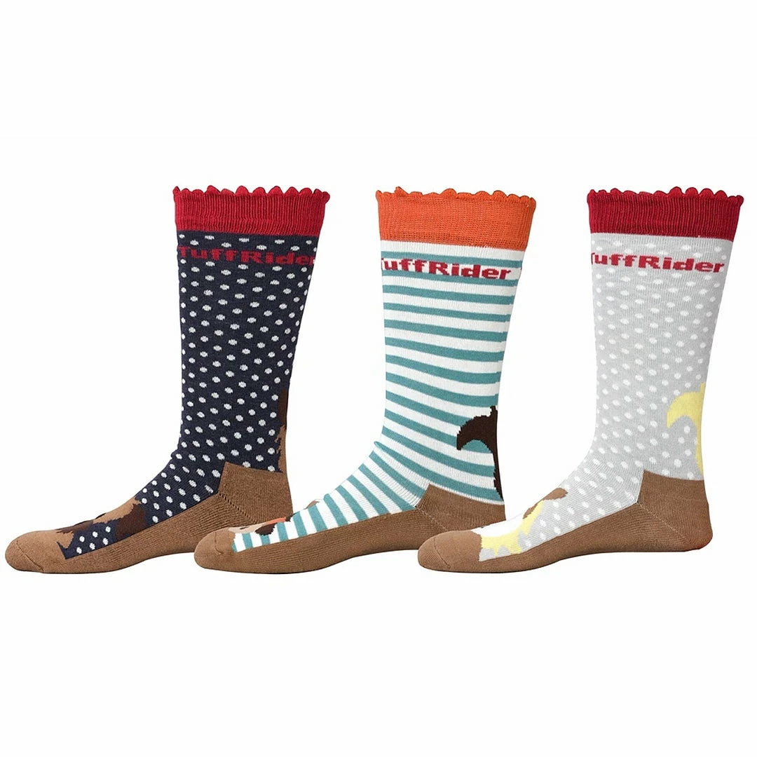 Flash Sale 🔔 JPC Equestrian TuffRider Aron Kids 🧦 Socks Kid's 🥾 Boots & 🧦 Socks ❤️ 3 JPC Equestrian TuffRider Aron Kids Socks Kid's Boots & Socks
