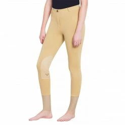 JPC Equestrian TuffRider Ladies Starter Lowrise Pull On Knee Patch Breeches