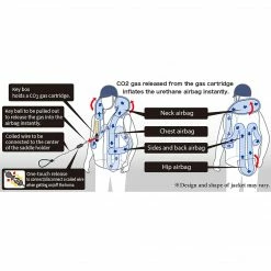 Discount 😀 Hit-Air Sports Hit Air SKV Airbag Vest - Child's 😀 12 Hit-Air Sports Hit Air SKV Airbag Vest - Child's