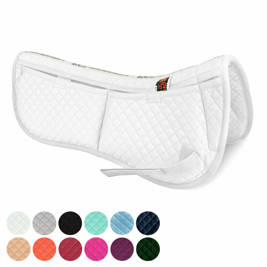 Outlet 🛒 Equine Comfort Products ECP Quilted Correction Half Pad Saddle Pads & Fittings 🤩 3 Equine Comfort Products ECP Quilted Correction Half Pad Saddle Pads & Fittings